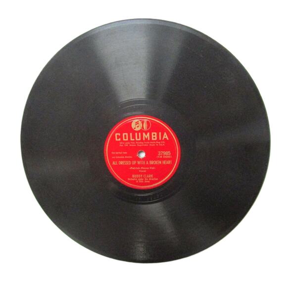 YOU ARE NEVER AWAY Buddy Clark Columbia Records 1947 Album 78 RPM Big Band Pop - Picture 2 of 2